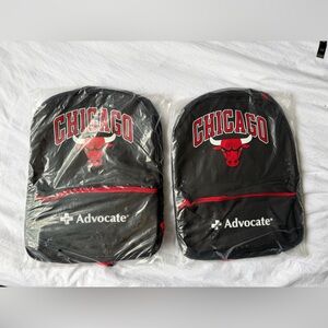Chicago Bulls Black Backpack